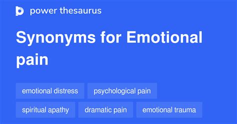 synonym for emotionally hurt.